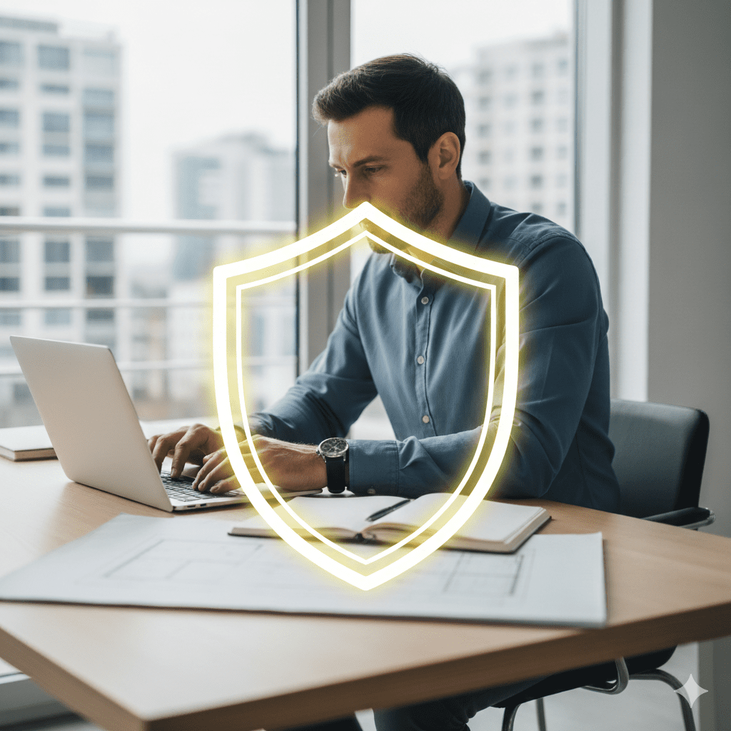 Courtier en assurance responsabilité civile professionnelle à Mérignac homme travail bureau risques